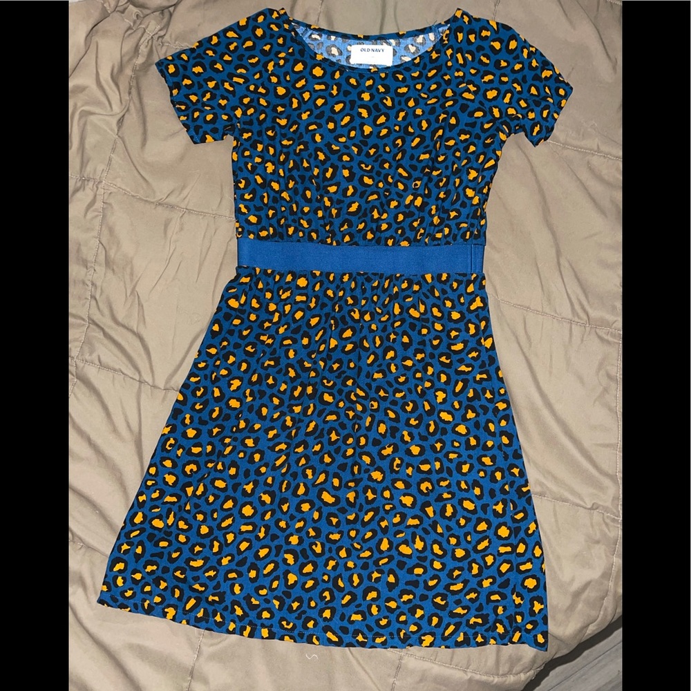 Old Navy girls leopard print dress